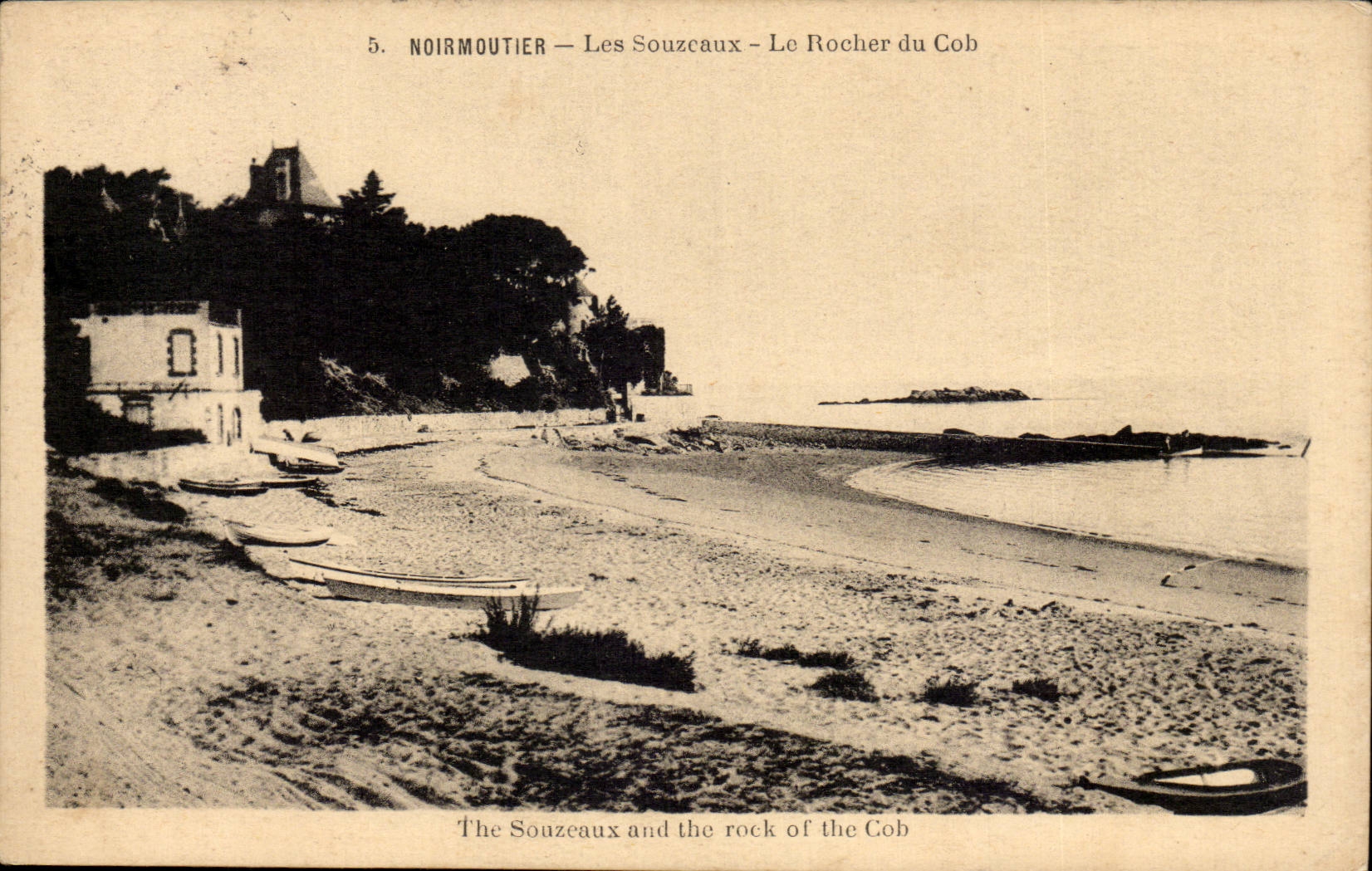 CPA Noirmoutier Les Souzeaux Le rocher du Cob