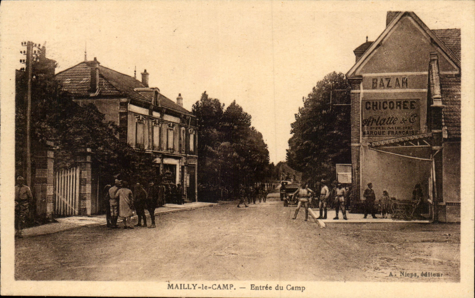 MAILLY-le-CAMP — Entrée du Camp — A. Nieps, éditeur