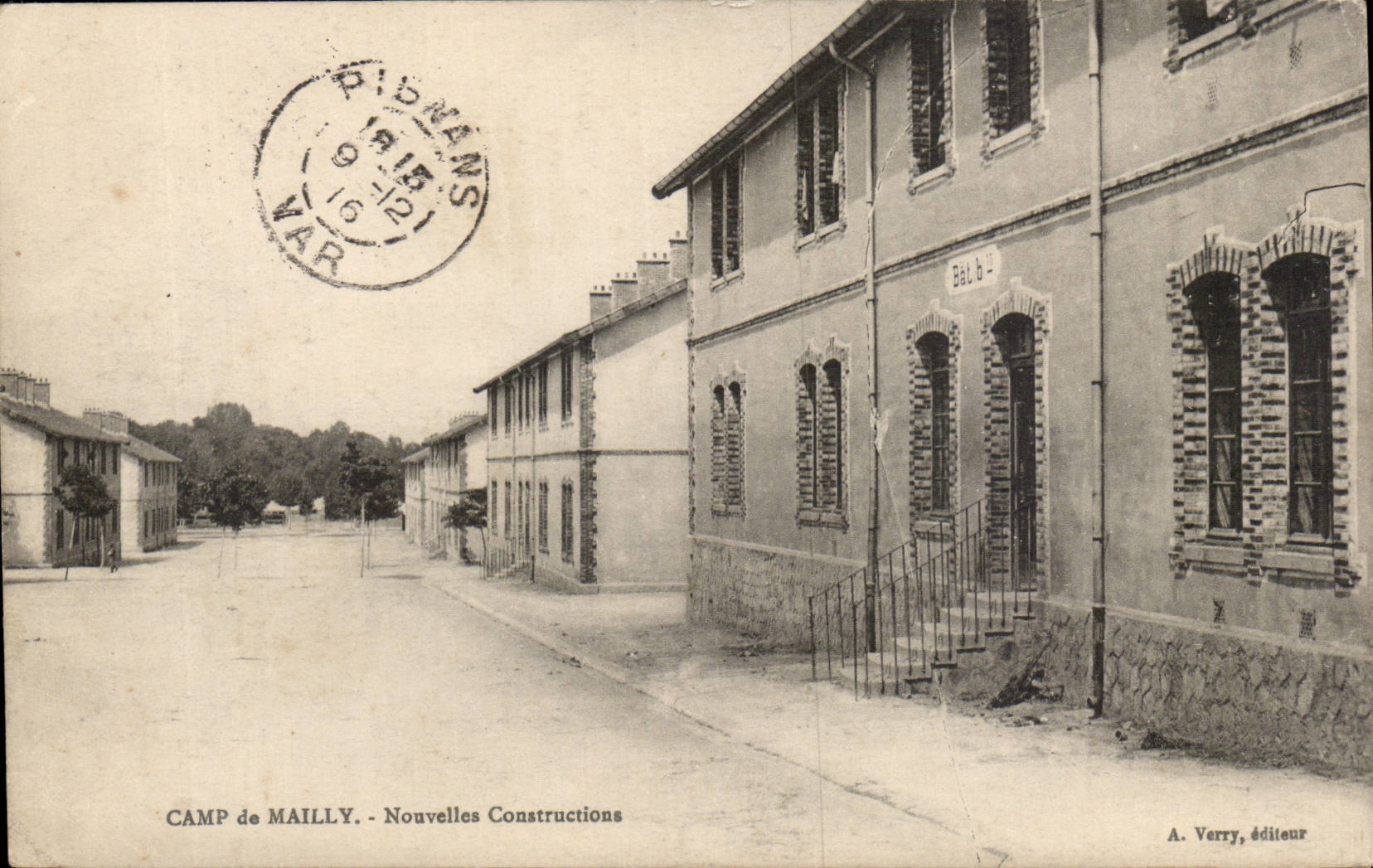 Camp de Mailly — Nouvelles Constructions — A. Verry, éditeur