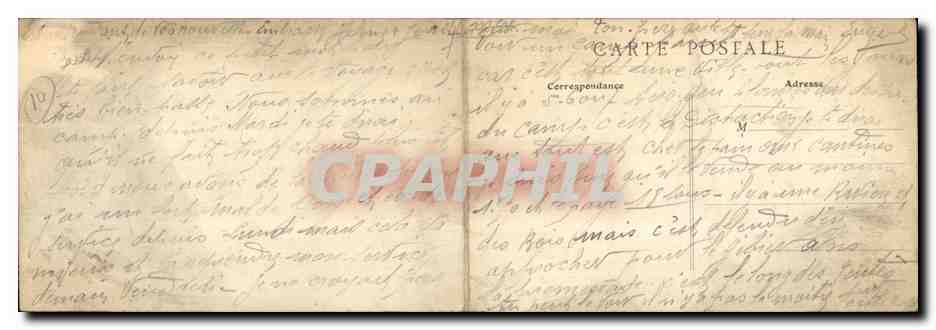Camp de Mailly — Vue générale — Bazaz Militaire, A. Niepa — Reverso