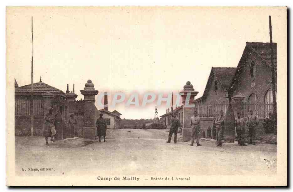 Camp de Mailly — Entrée de l'Arsenal — A. Nlepa, éditeur