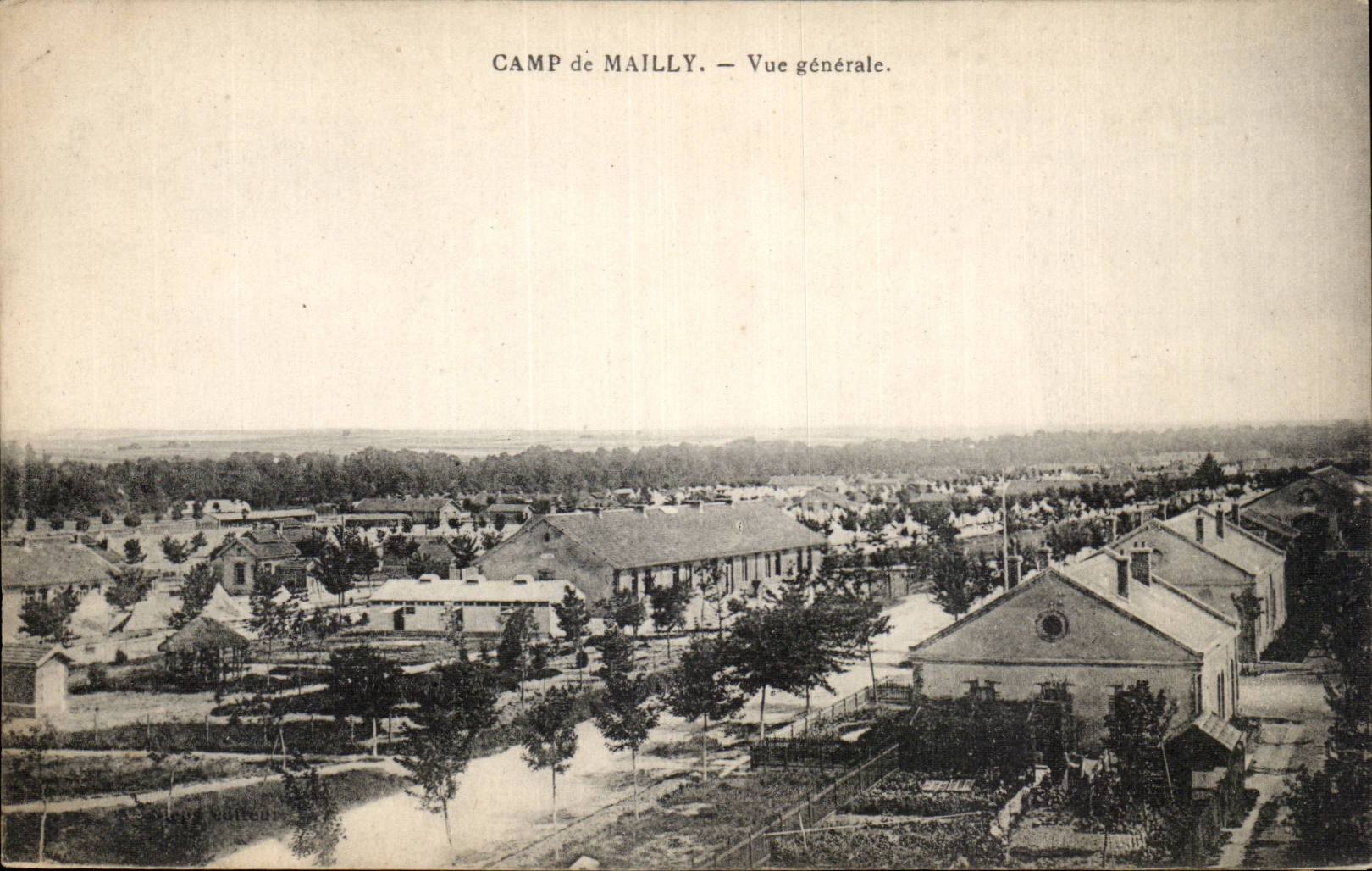 Camp de Mailly — Vue générale — Éditeur : Georges Bulteau