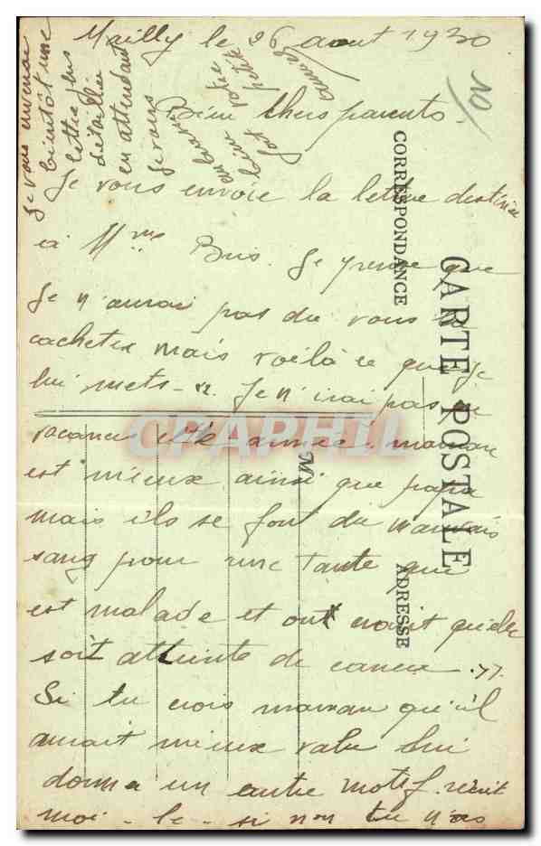 Mailly-le-Camp — Le Cimetière Militaire, côté Français — éditeur C. P. M. n°2 — Reverso