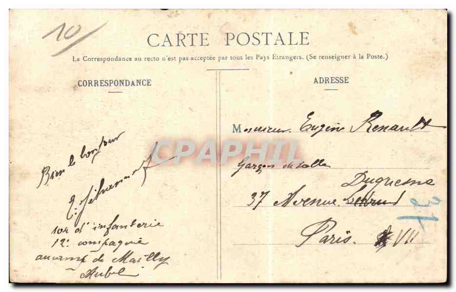 Camp de Mailly - La Popore à la Boucherie Militaire — Éditeur : C. P. M. N°29 — Reverso