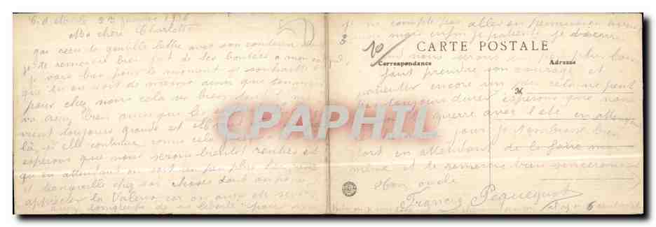CPA Militaria Mailly le Camp Vue generale Avion Aeroplane — Rückseite