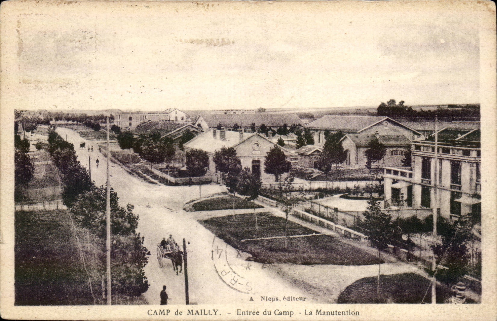 Camp de Mailly — Entrée du Camp - La Manutention — A Nieps, éditeur