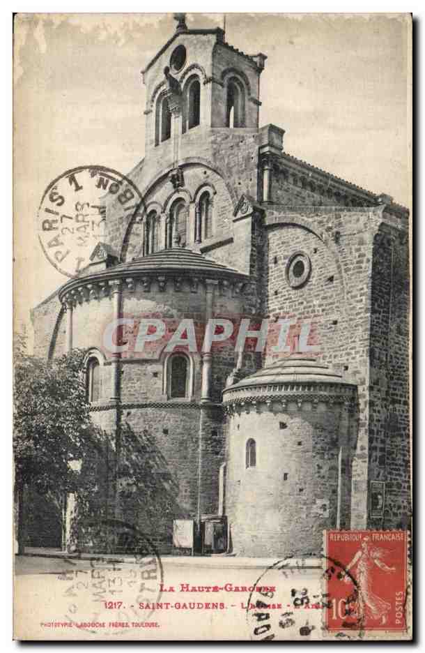 CPA Saint Gaudens L'eglise L'abside
