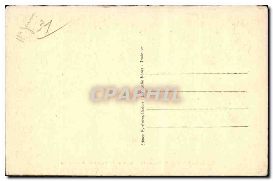 St-Gaudens — Restes du Cloître de l'Abbaye de Bonnefond — Édition Latruches Frères — Rückseite
