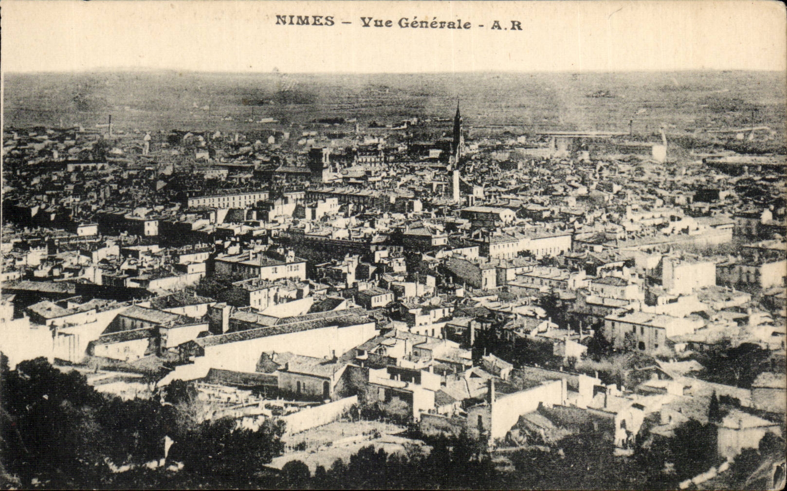 CPA Nimes Vue generale