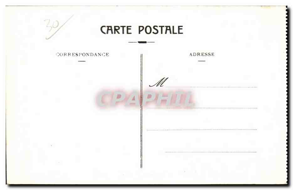 CPA Nimes Palais de justice — Rückseite