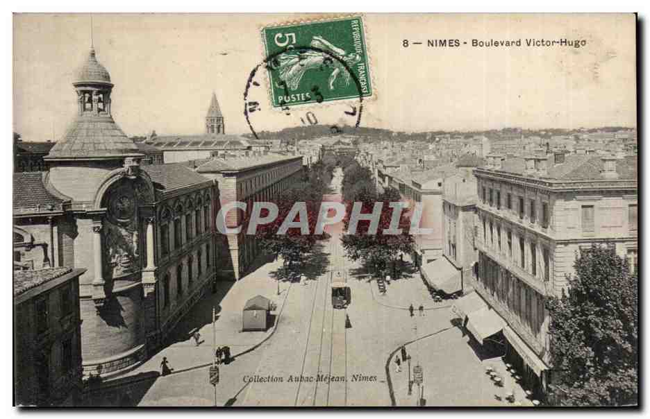 CPA Nimes Boulevard Victor Hugo