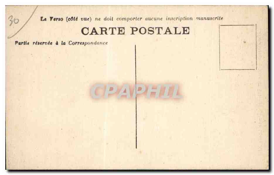 CPA Uzes Rue St Etienne Porte Louis XIII — Rückseite
