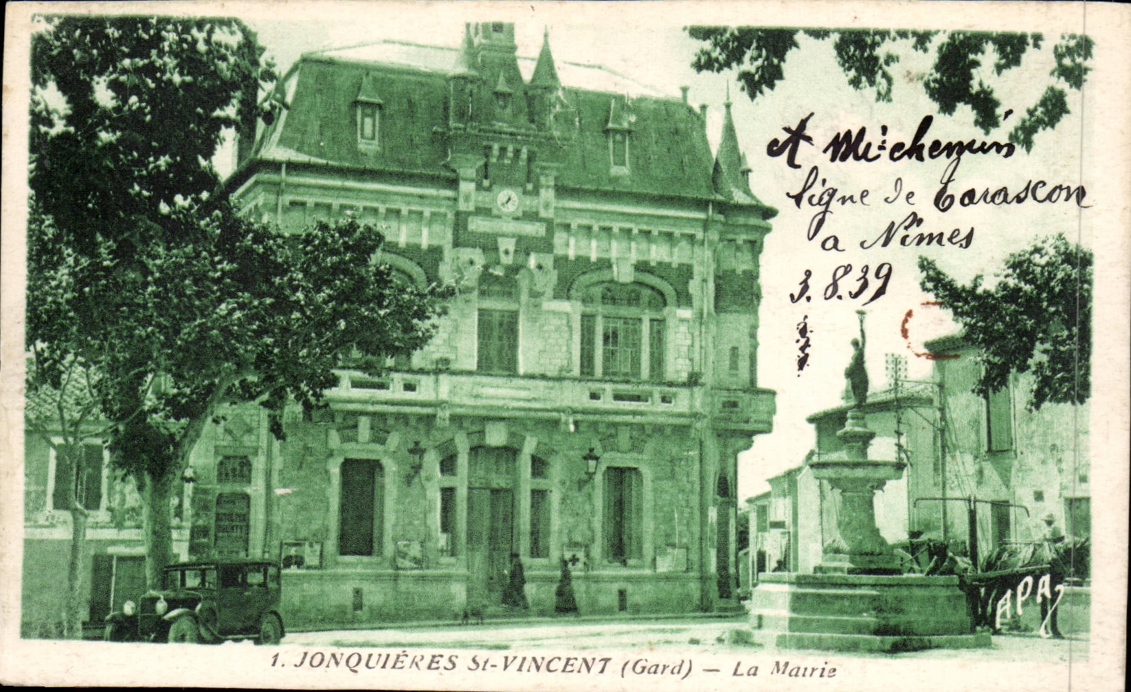 CPA Jonquieres St Vincent La mairie