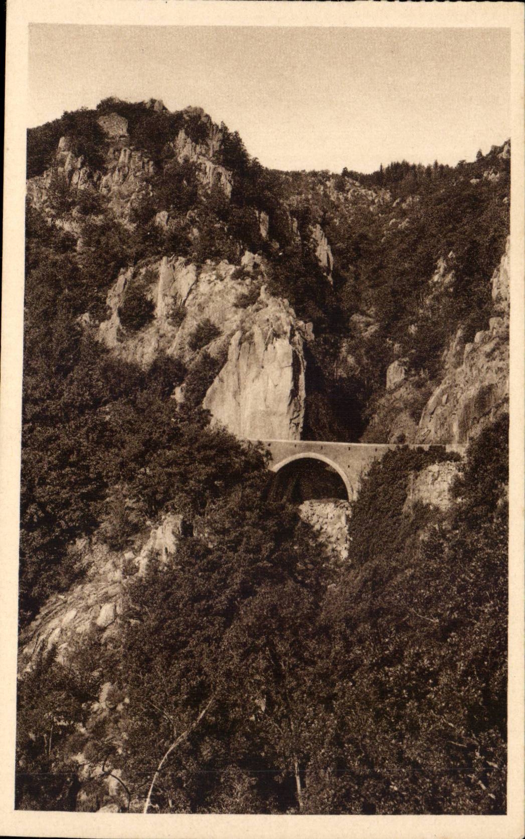 Pont du Saut de la Chèvre — Route de l'Aigoual — Établissements H. Baynard - Toulouse