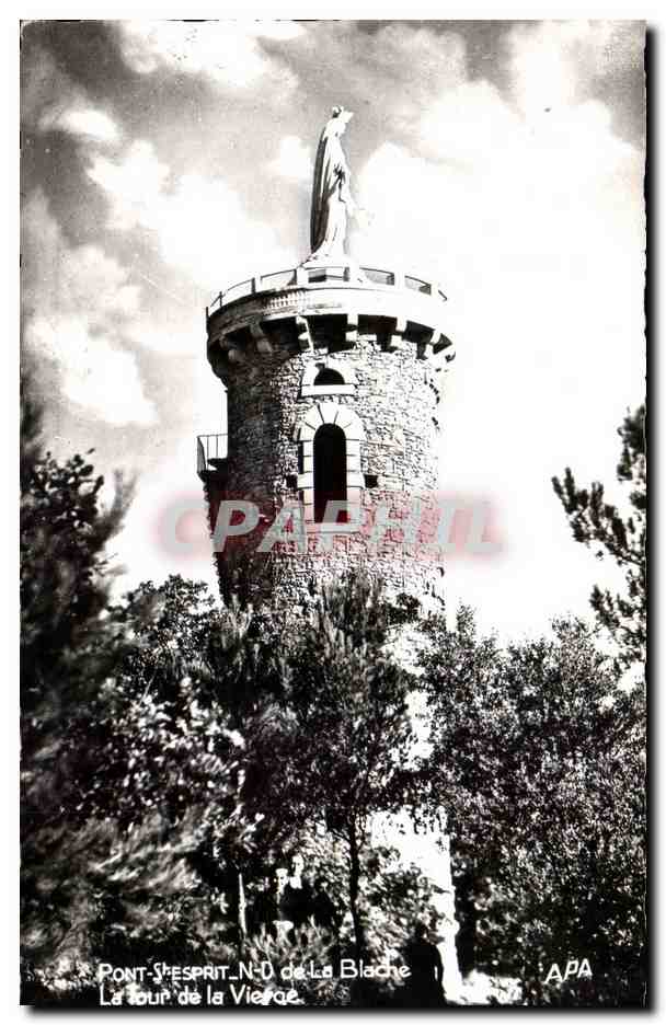 CPSM Pont Saint Esprit Notre DAme de la Blache La tour de la vierge 