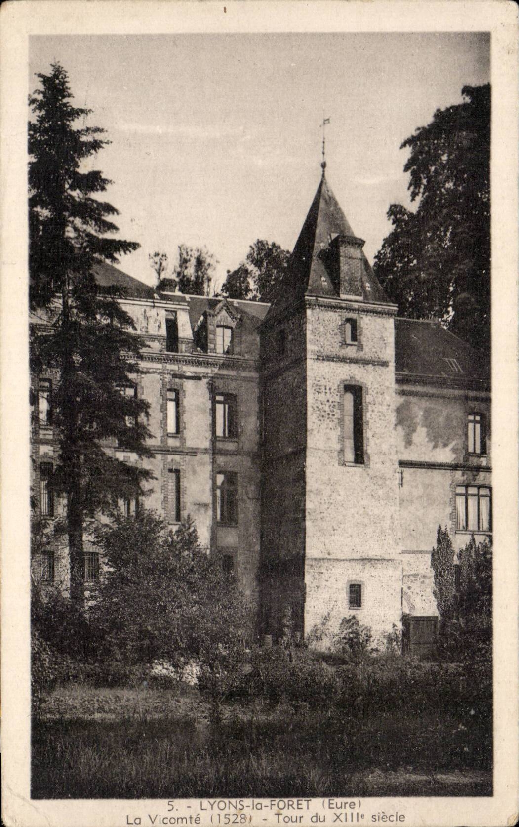 CPSM Lyons la Foret La Vicomte (1528) Tour du 13eme
