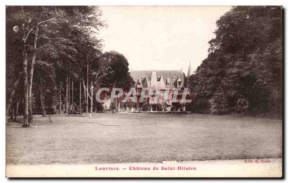 CPA Louviers Chateau de Saint Hilaire