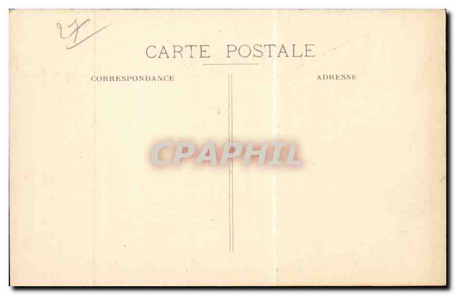 Louvières — Route d'Évreux — Château de la Rivette — Colonnes provenant du Château de Navarre, réédifiées en 1907 — Rückseite
