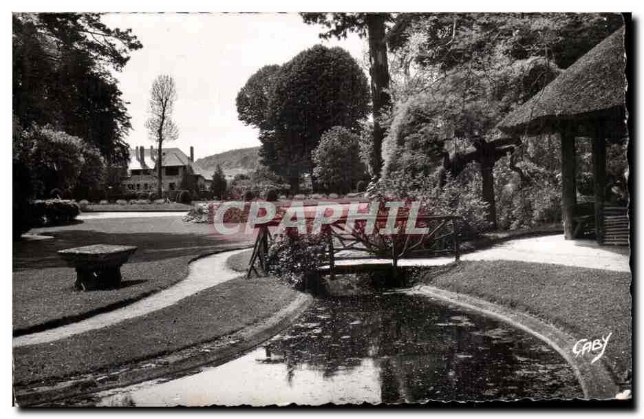 CPSM Louviers Jardin public Le pont des soupirs