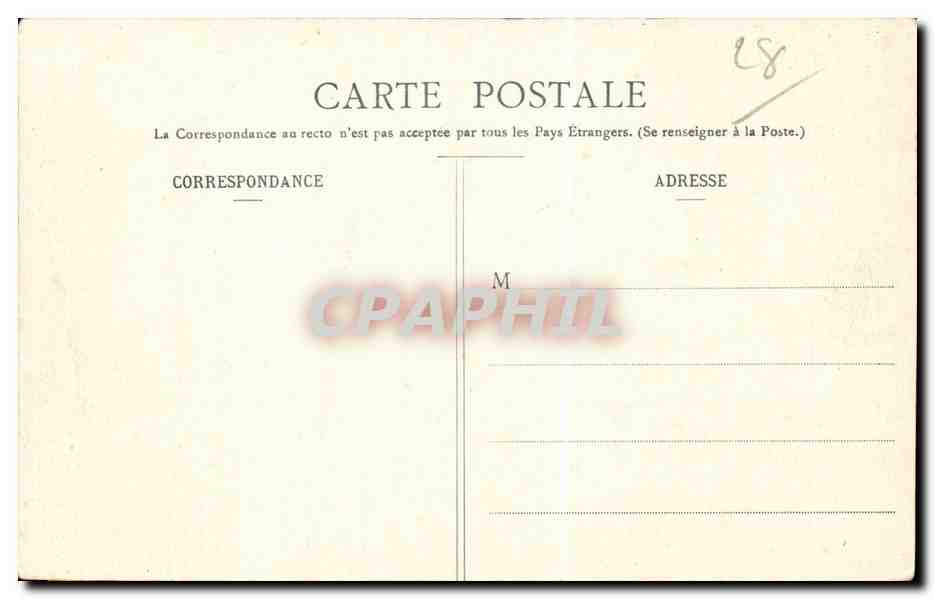 CPA Foret de Dreux Vue prise pres du pavillon — Verso