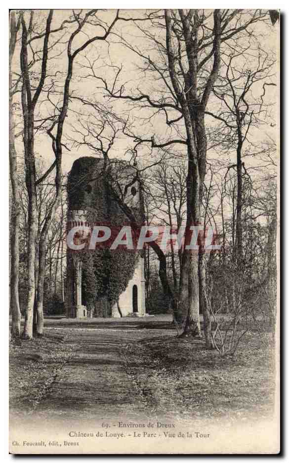 Château de Louye - Le Parc - Vue de la Tour - Environs de Dreux