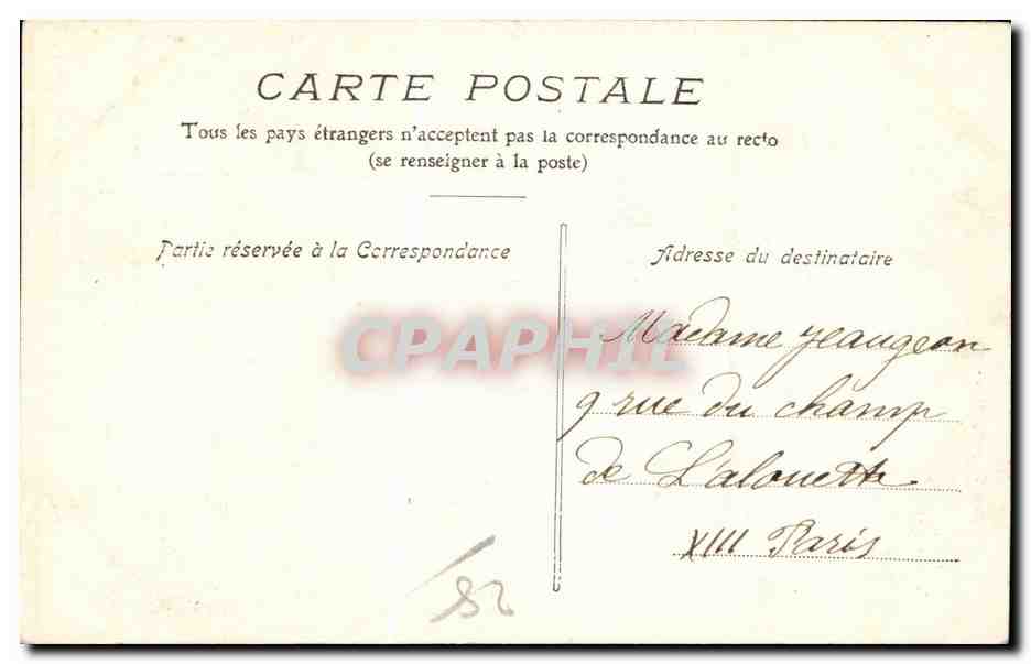Dreux — Vieille Maison de la Grande Rue (XVe Siècle) — Collection des Magasins Réunis — Back
