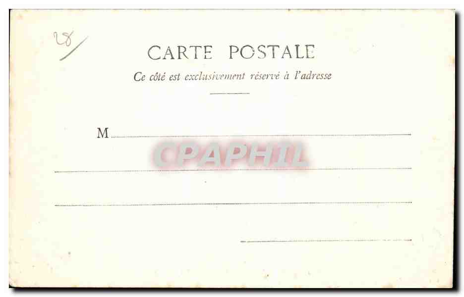 CPA Environs de Dreux Chateau de Saint Remy — Rückseite