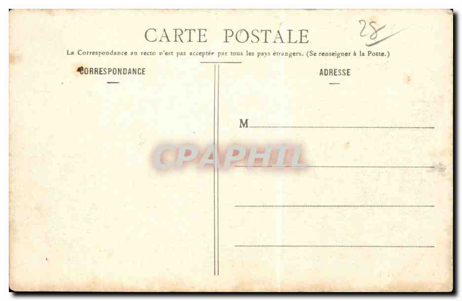 Dreux - La Sous-Préfecture — Éditeur : Éd. Pourphil, Dreux, n°11 — Rückseite