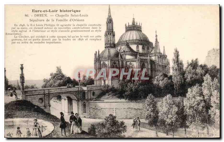 Dreux — Chapelle Saint-Louis — Sépulture de la Famille d'Orléans