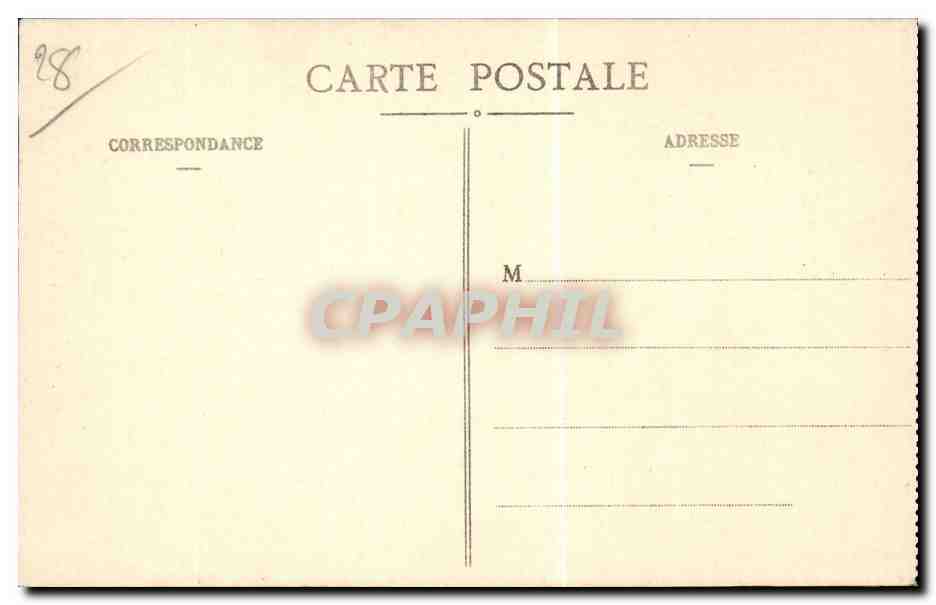 Dreux - Interior de la Capilla de San Luis — Cl. Foucault, editor, Dreux, n°40 — Reverso