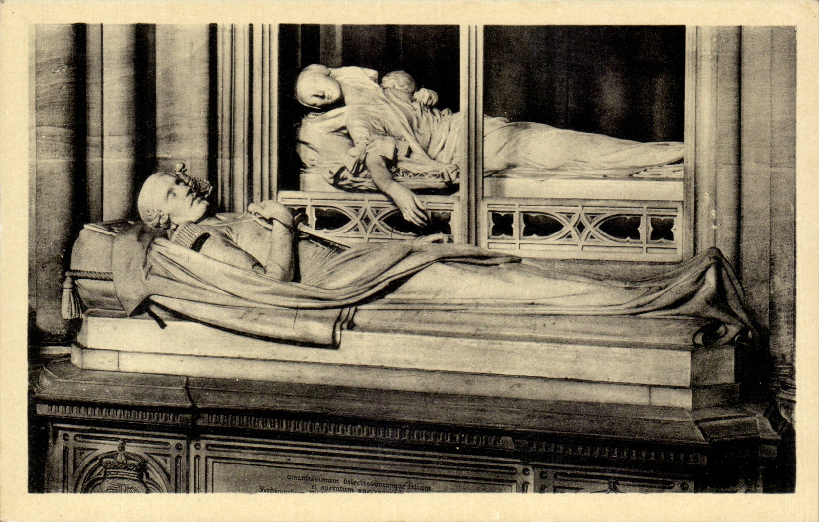 Tombeau du Duc d'Orléans — Chapelle Saint-Louis — C.° DES ANIÈS PHOTOMÉCANIQUES