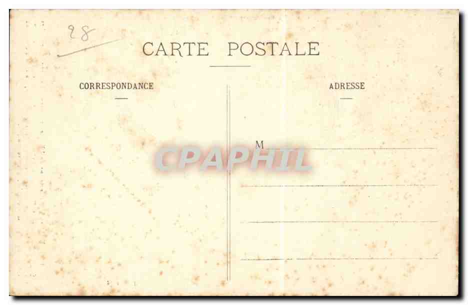 CPA Dreux Interieur de l'eglise St Pierre — Rückseite