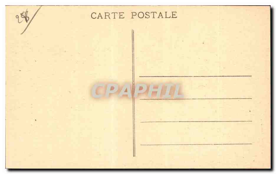 Tarjeta postal antigua Dreux El hotel de ville construido bajo Francisco I — Reverso