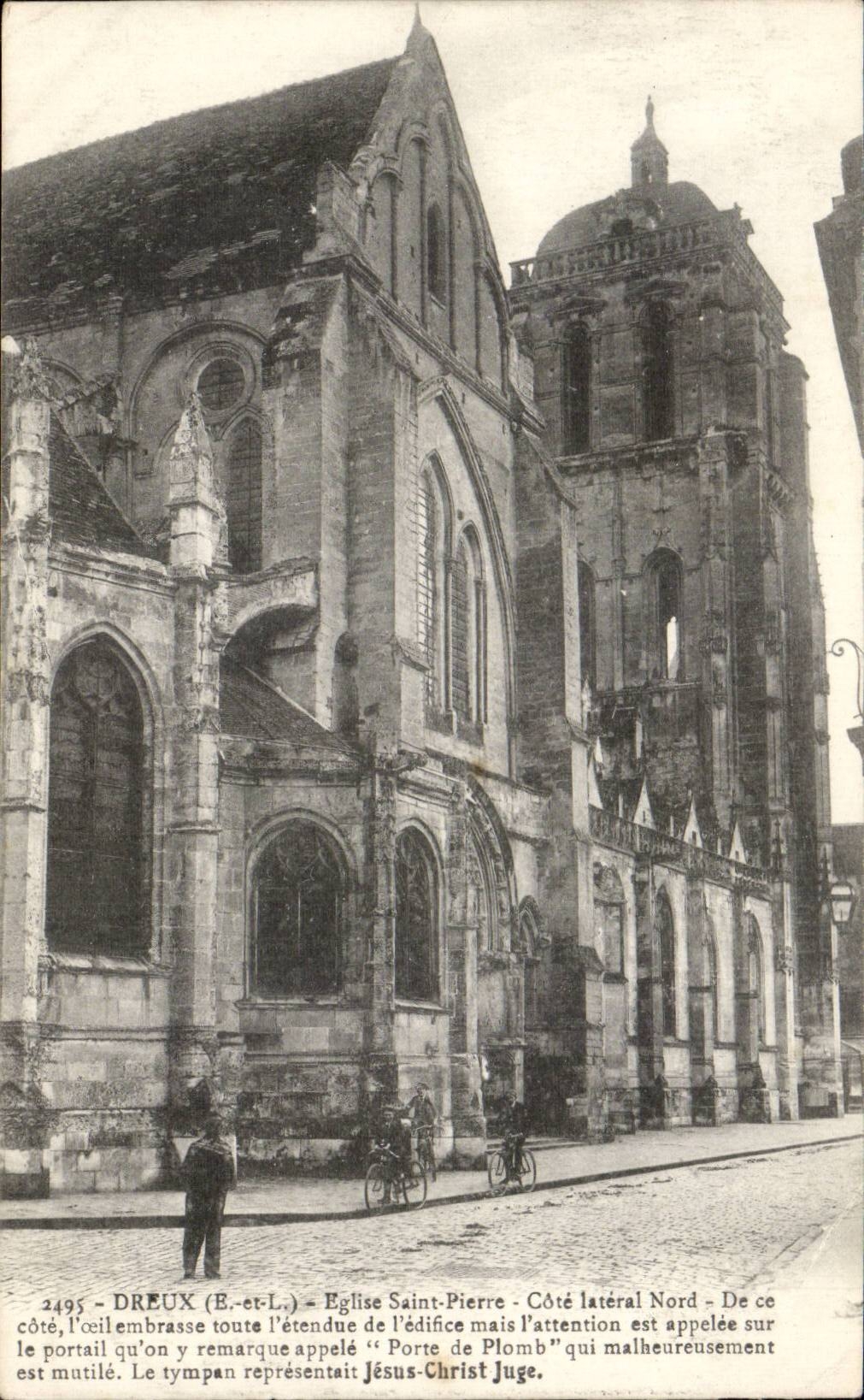 CPA Dreux L'eglise Saint Pierre 