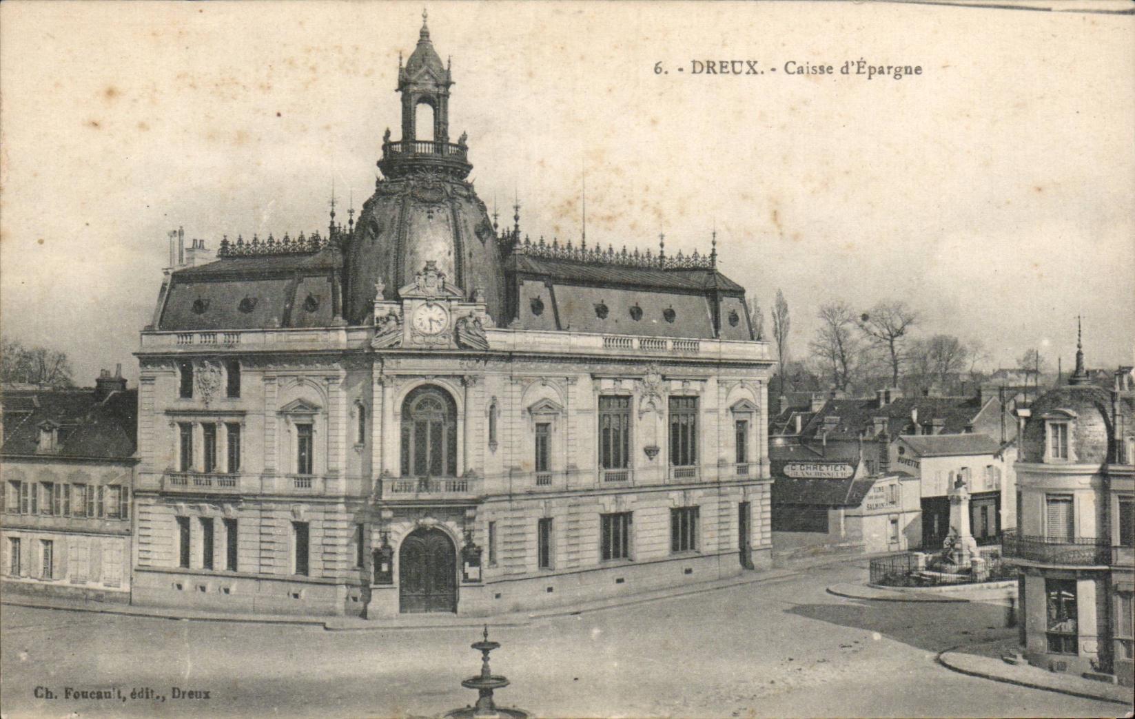 Dreux - Caisse d'Épargne — Ch. Foucault, éditeur, Dreux