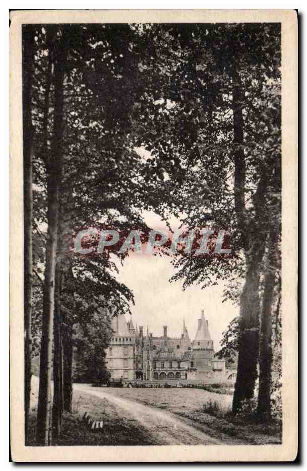 Château de Maintenon — Vue prise de l'allée Racine — Édition Brésil, Maintenon