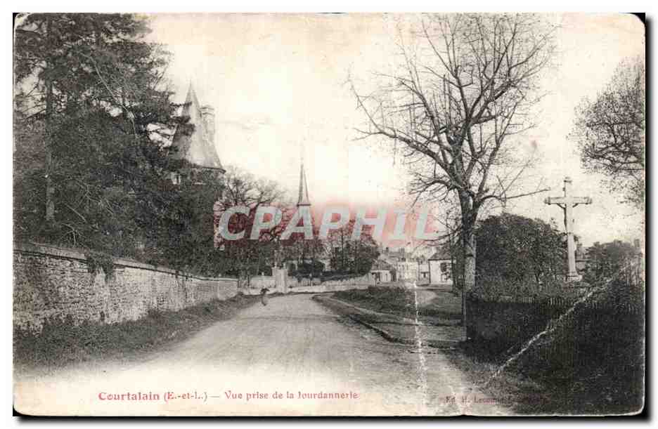 Courtalain (E.-et-l.) — Vue prise de la tourdannerie — Ed. H. Lecomte