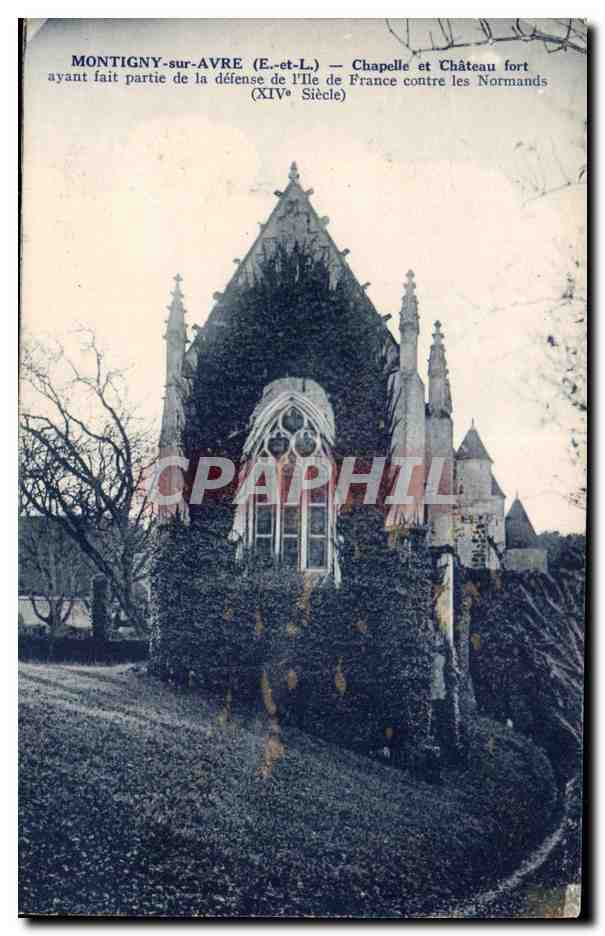 Montigny-sur-Avre (E.-et-L.) — Kapelle und Burgschloss — 14. Jahrhundert
