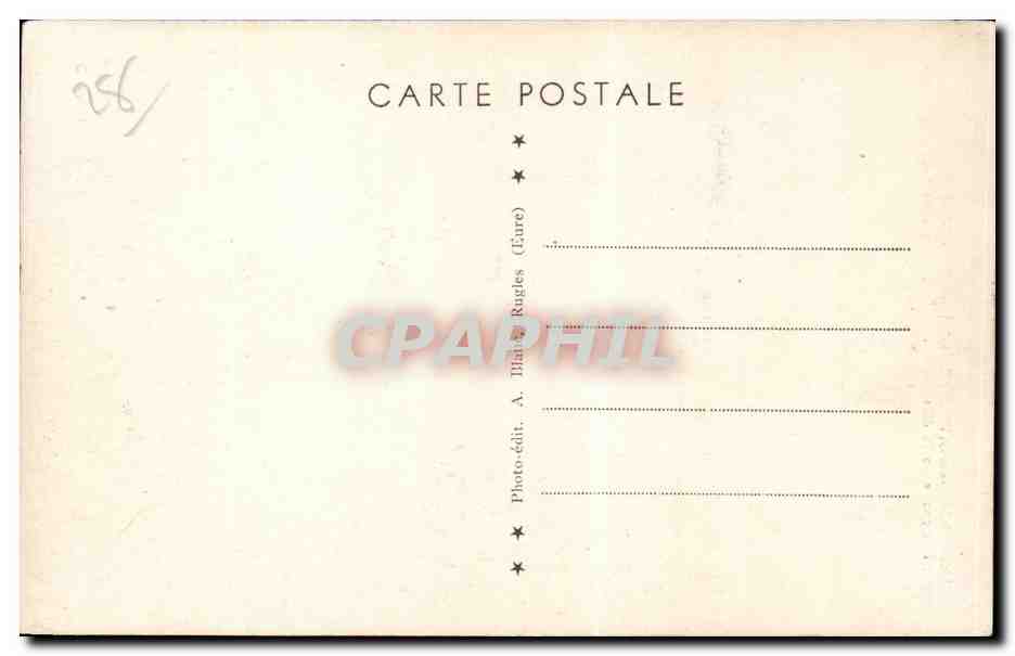 Montigny-sur-Avre (E.-et-L.) — Kapelle und Burgschloss — 14. Jahrhundert — Rückseite