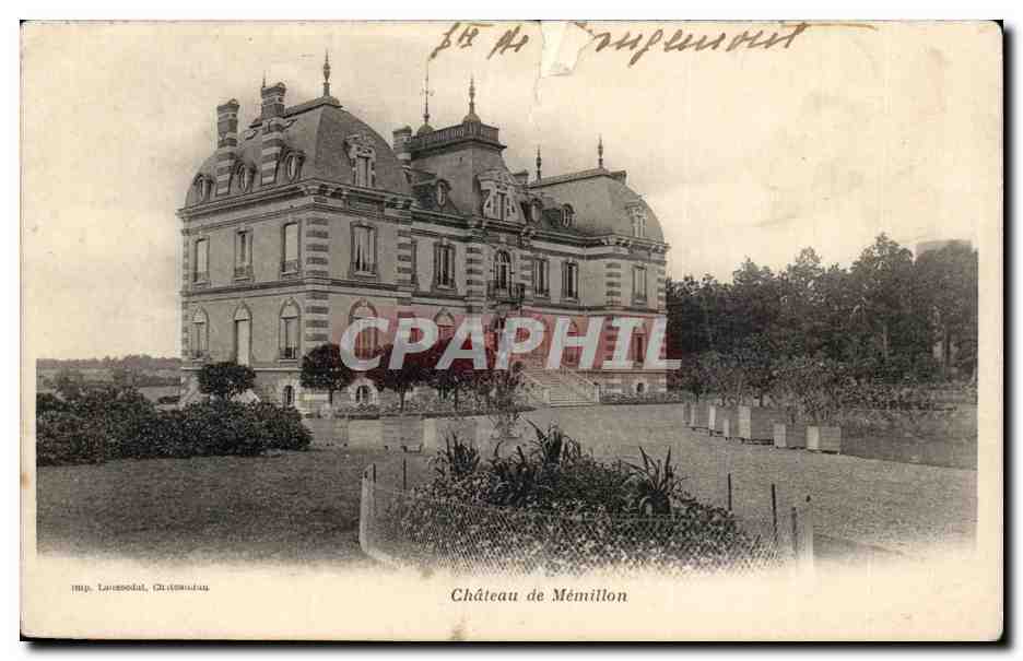 Château de Mémillon — Château de Mémillon — imp. Lacomodel, Châteaudun