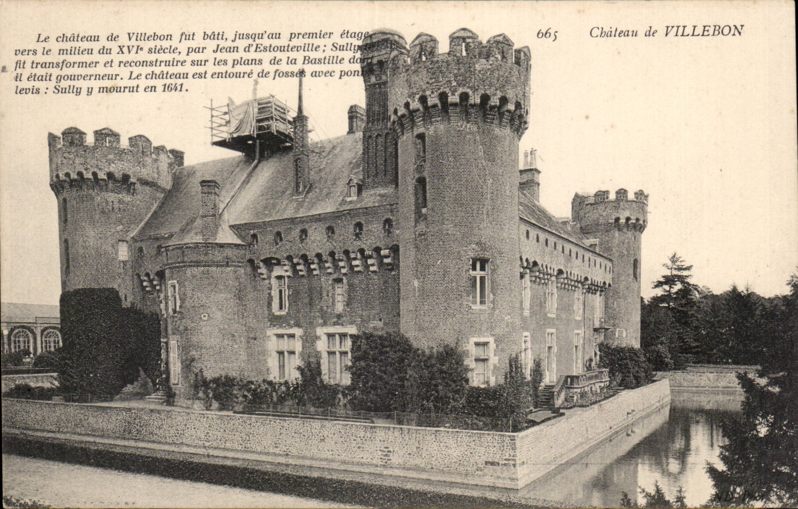 Château de VILLEBON — éditeur non identifié, n° de série 665