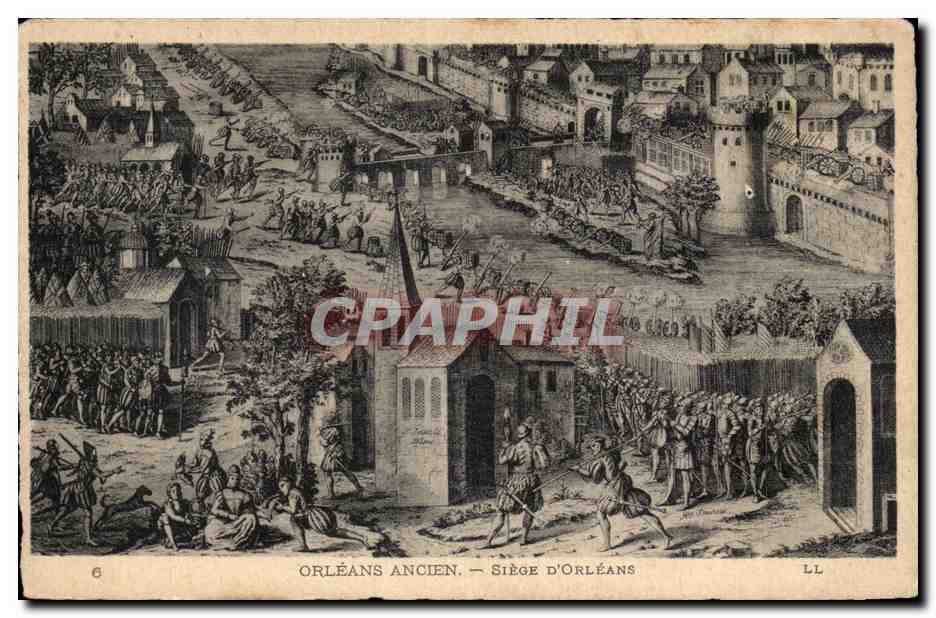 CPA Orleans ancien Siege d'orleans