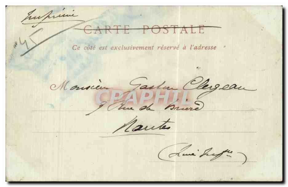 CPA Orleans Le palais de justice — Verso