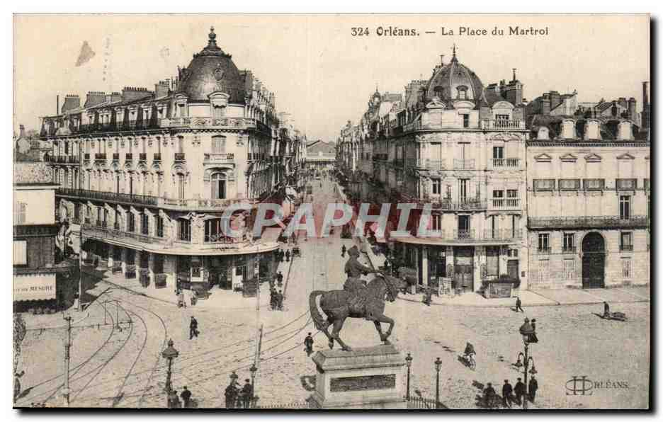 CPA Orleans La place du Martroi