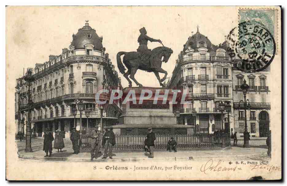CPA Orleans Jeanne d'arc par Foyatier