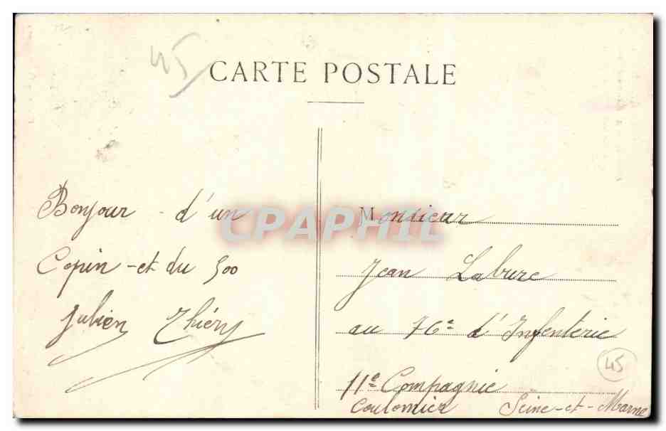 CPA Orleans Musee de Jeanne d'arc dit Maison d'Agnes Sorel — Verso