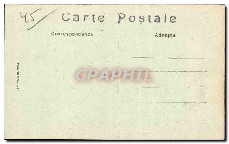 CPA Orleans La cathedrale Tombeau de l'eveque Dupanloup — Rückseite