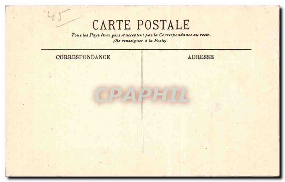 CPA Orleans Gravure de Jeanne d'arc d'apres Andre Therel editee en 1584 — Verso