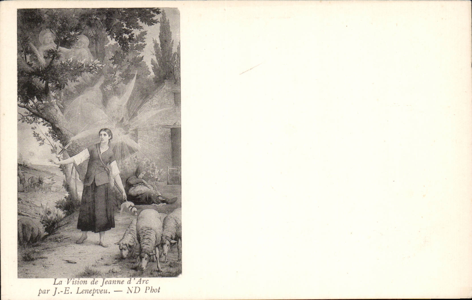 CPA Orleans La vision de Jeanne d'arc par lenepveu