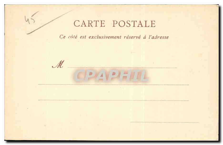 CPA Orleans La vision de Jeanne d'arc par lenepveu — Verso